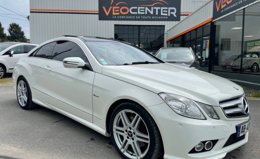 2009 MERCEDES CLASSE E 350 CDI COUPE PACK AMG